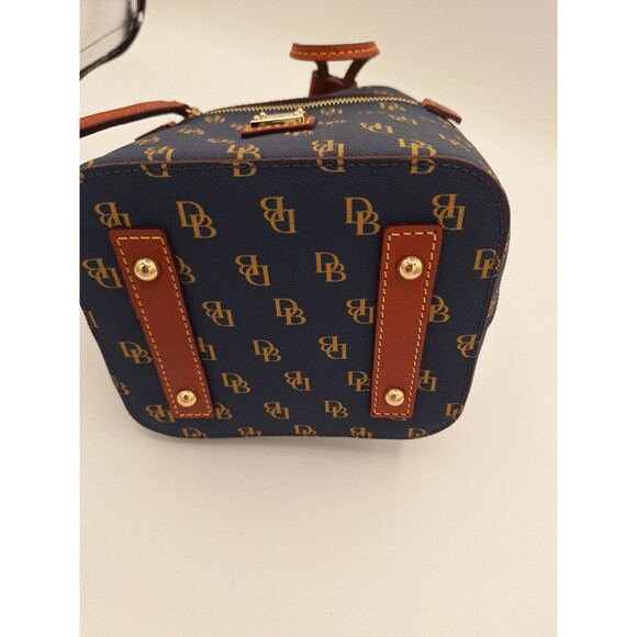 Dooney‎ Bourke Gretta SMALL Drawstring Logo Bucket  NAVY NWT - Picture 14 of 16